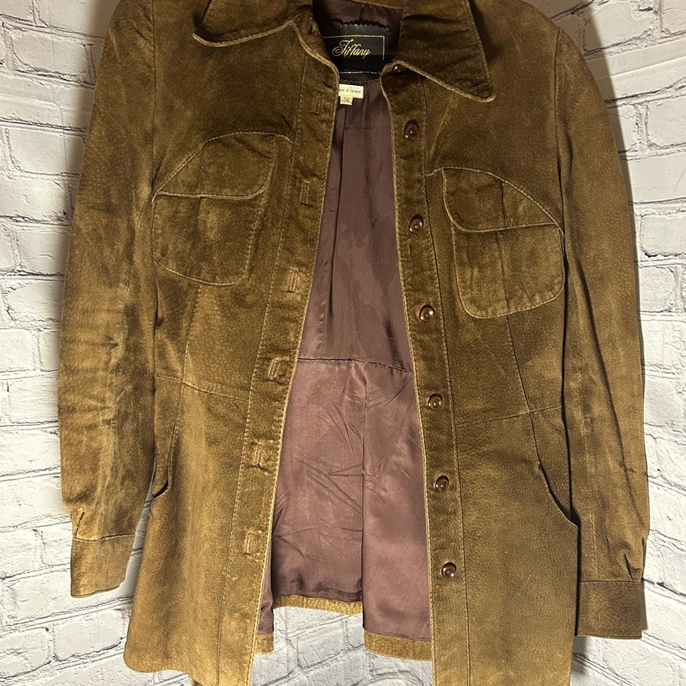 Tiffany Camel Lightweight suede Jacket